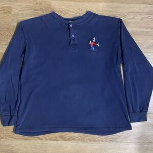 Vintage Disney goofy men’s large long sleeve shirt